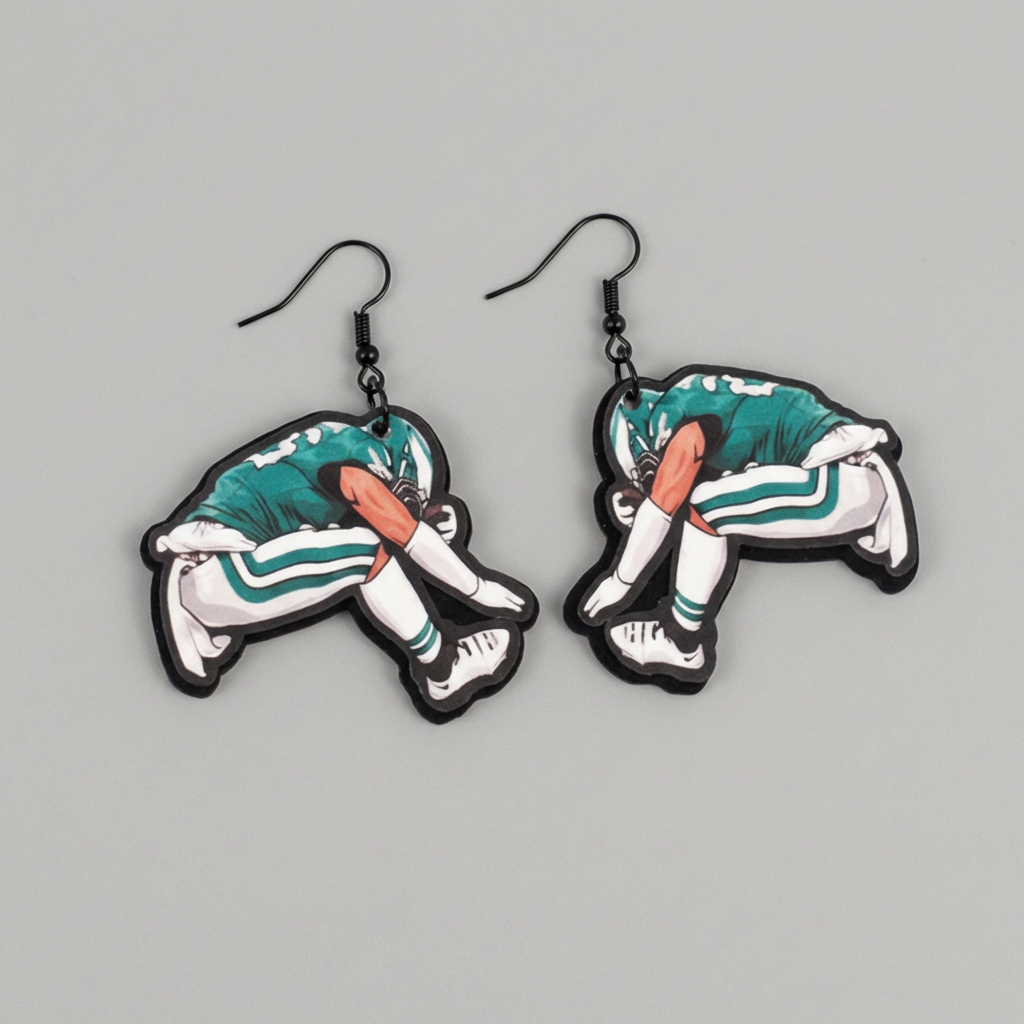 Saquon barkley hurdle earrings