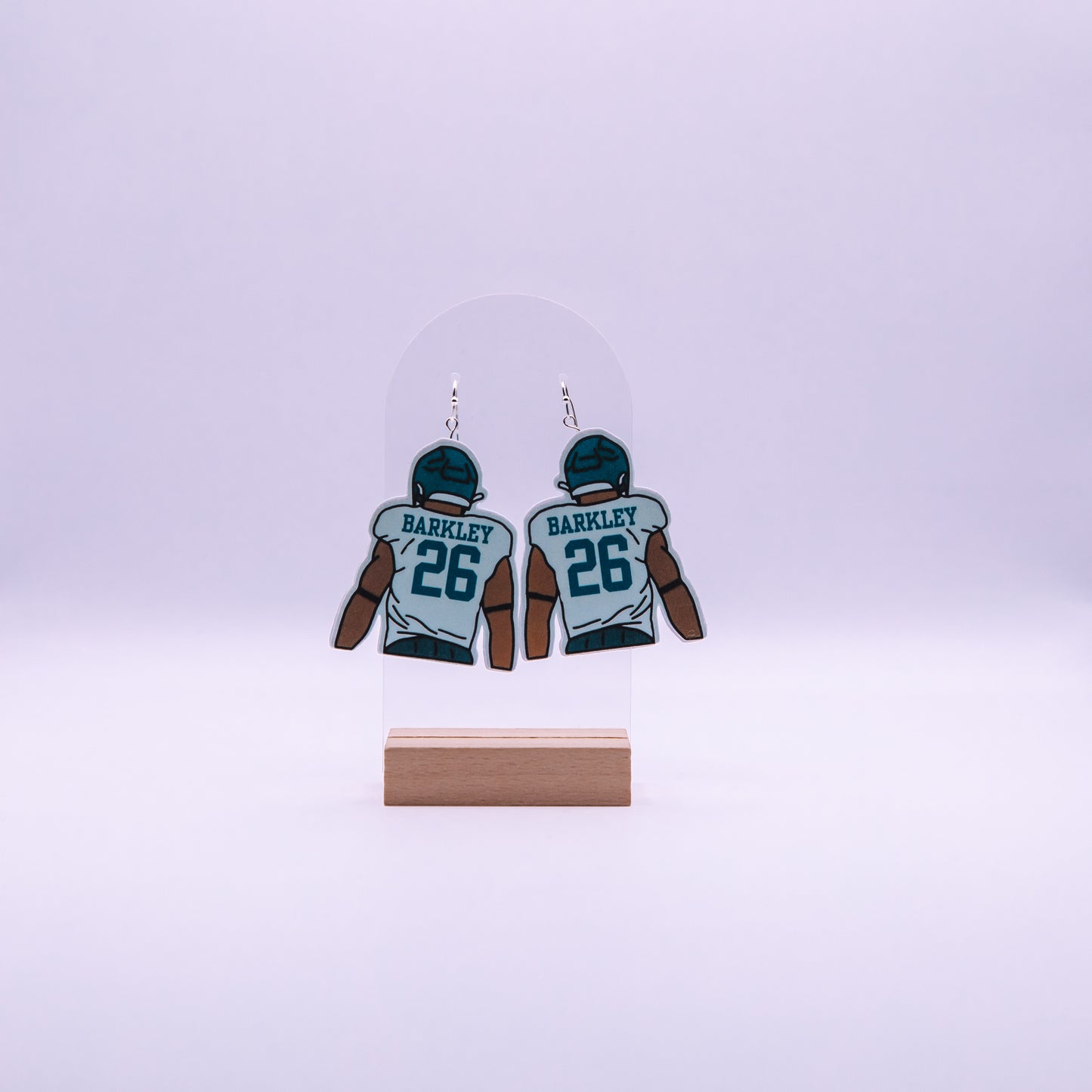 Philadelphia Eagles Football Jersey Earrings