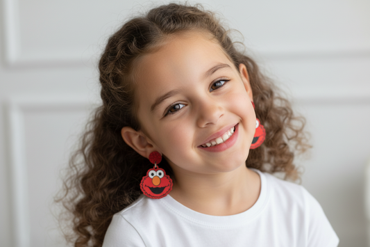Seseme Street Earrings Sparkle Acrylic Earrings