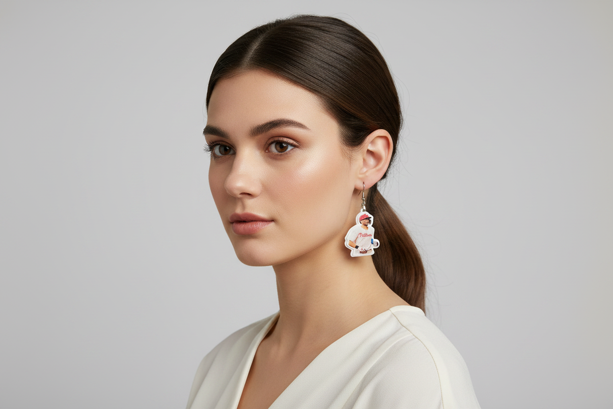 Bryson Stott Philadelphia Phillies Player Dangle Earrings
