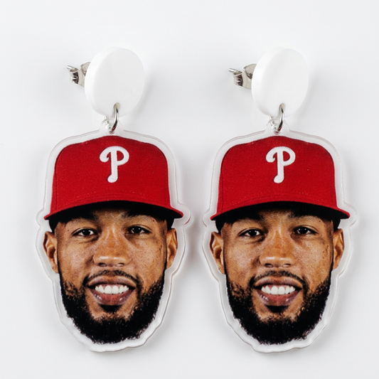 Cristopher Sanchez Face Earrings