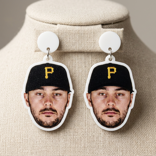 Paul Skenes Face Earrings