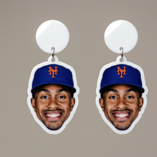 Francisco Lindor Face Earrings