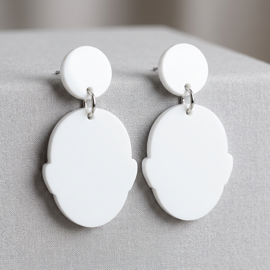 Custom football Player Face Earrings | Choose Your Player & Team