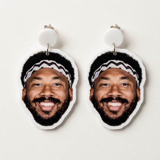 Myles Garrett Face Earrings