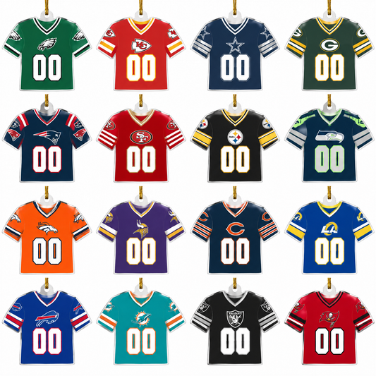 Football Jersey Inspired Ornament