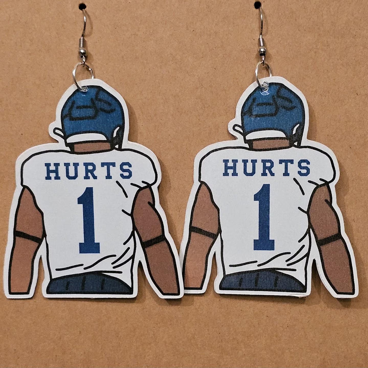 Philadelphia Eagles Football Jersey Earrings
