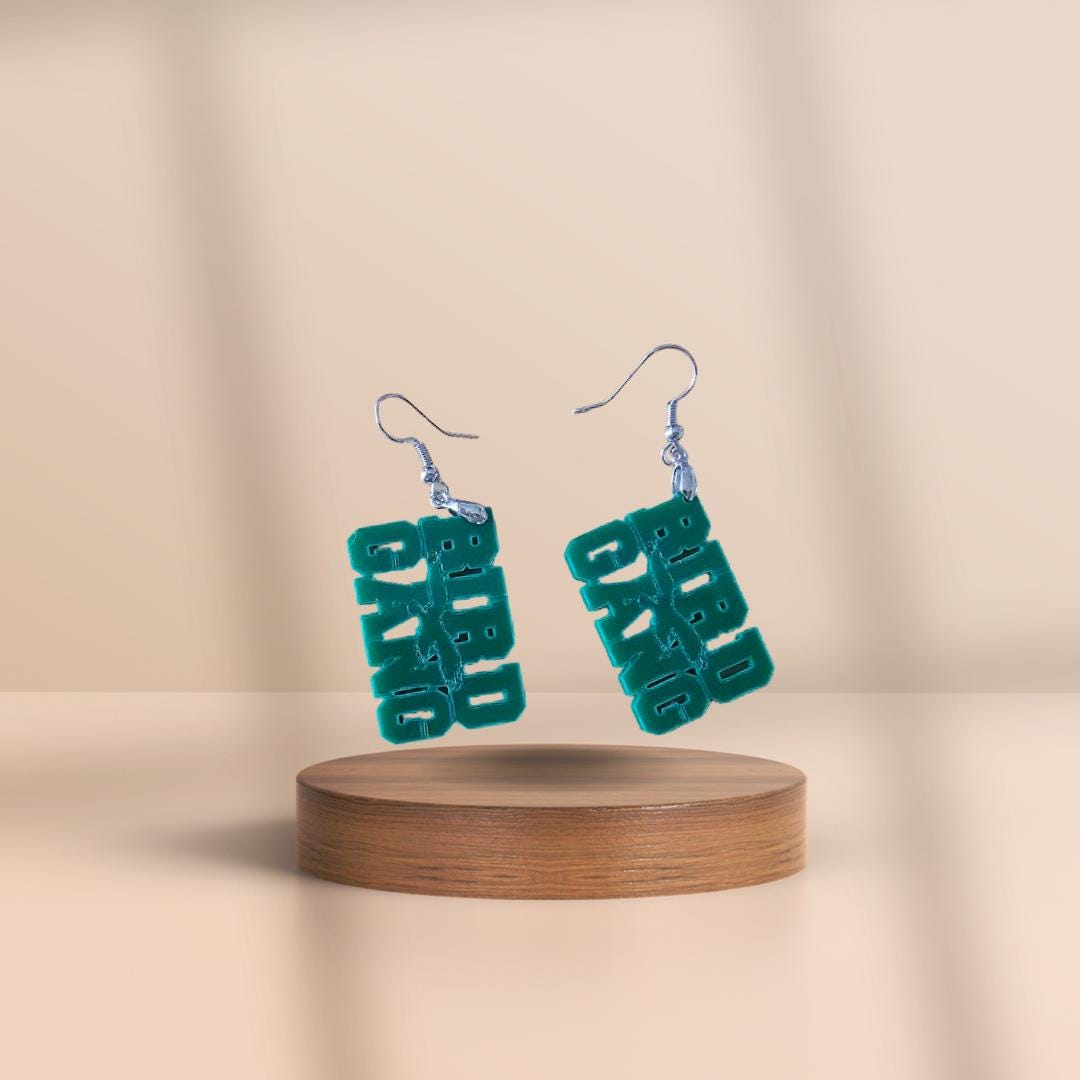 Philadelphia Eagles Bird Gang Acrylic Earrings
