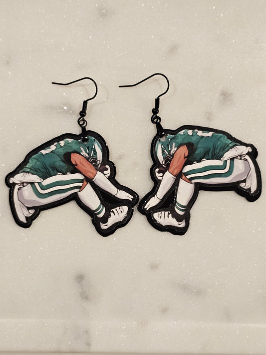Saquon Barkley game day hurdle earrings
#saquon #gobirds #birdgang #eagles #barkley