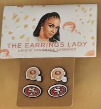 Football Team Micro Stud Earrings Set of 2