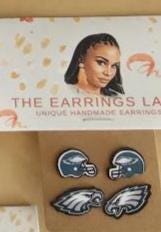 Football Team Micro Stud Earrings Set of 2