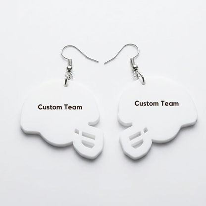 Football Helmet Earrings
