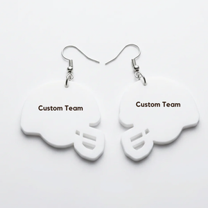 Cutom Team Helmet Earrings