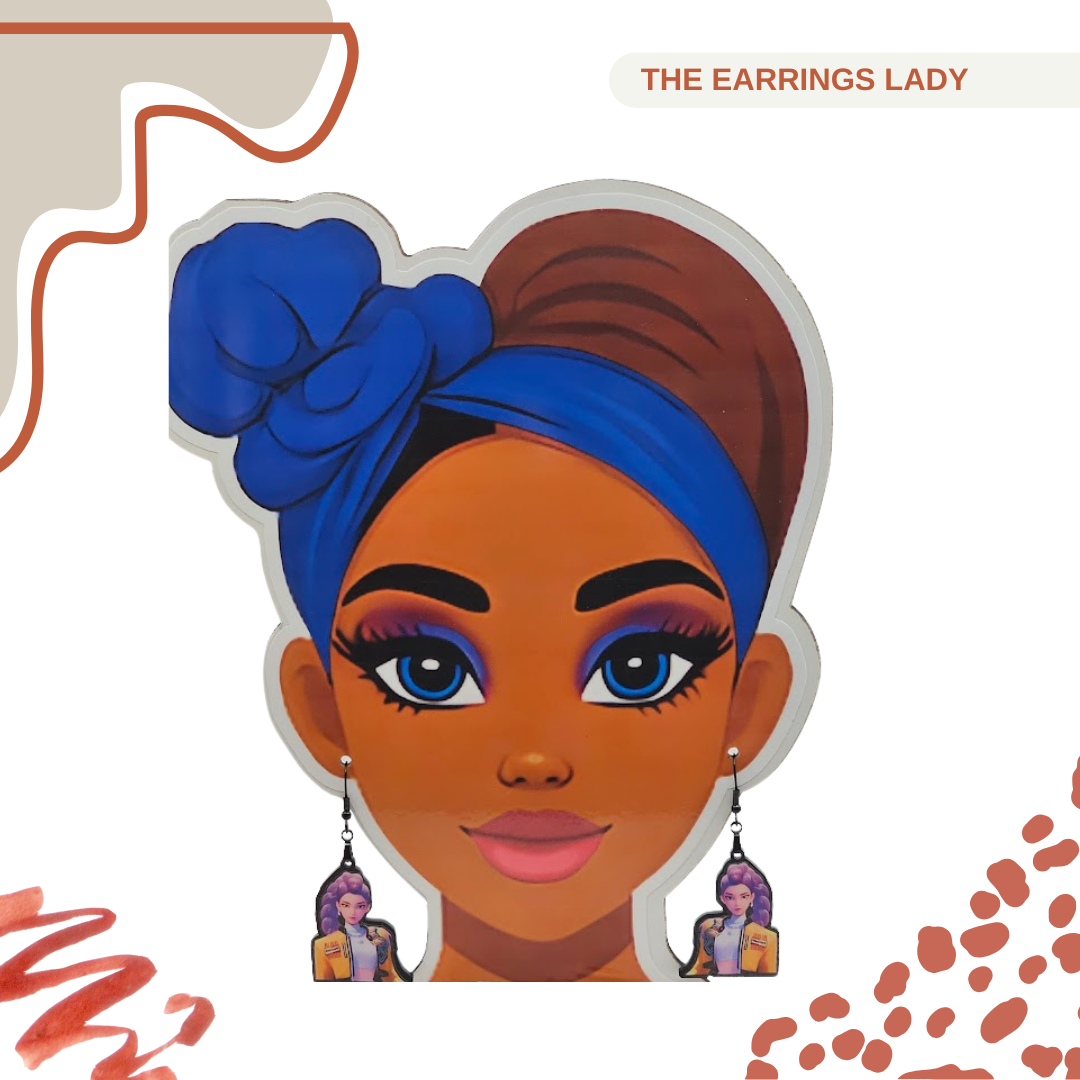 K-Pop Demon Hunter Inspired Double-Sided Earrings