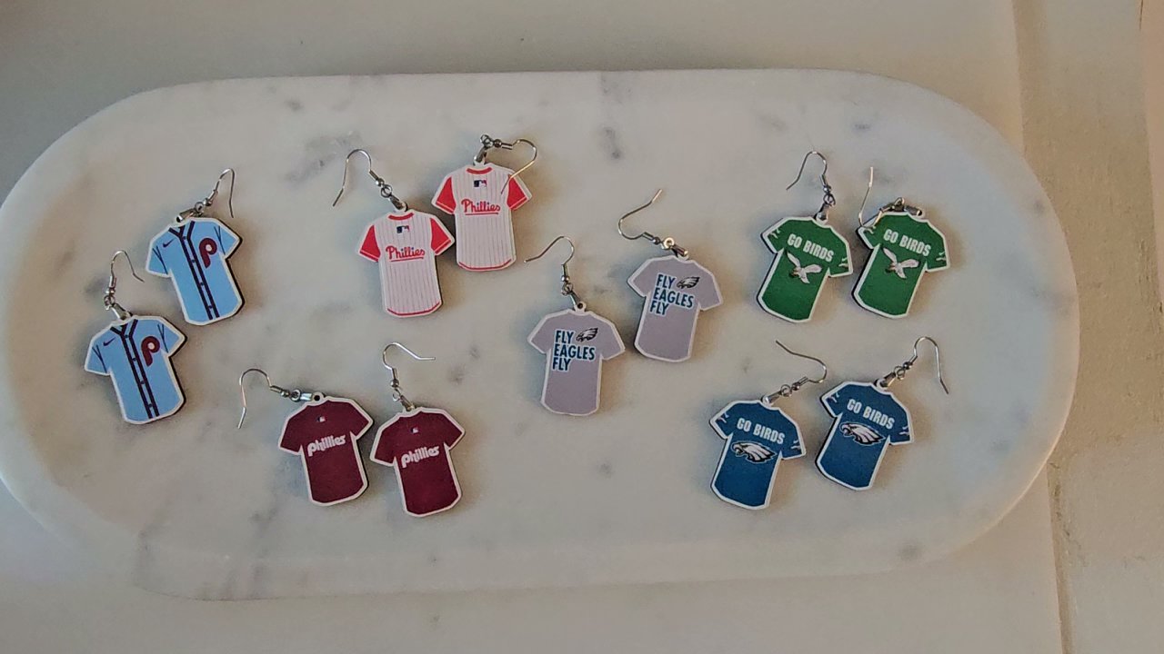 Sports T-Shirt Earrings