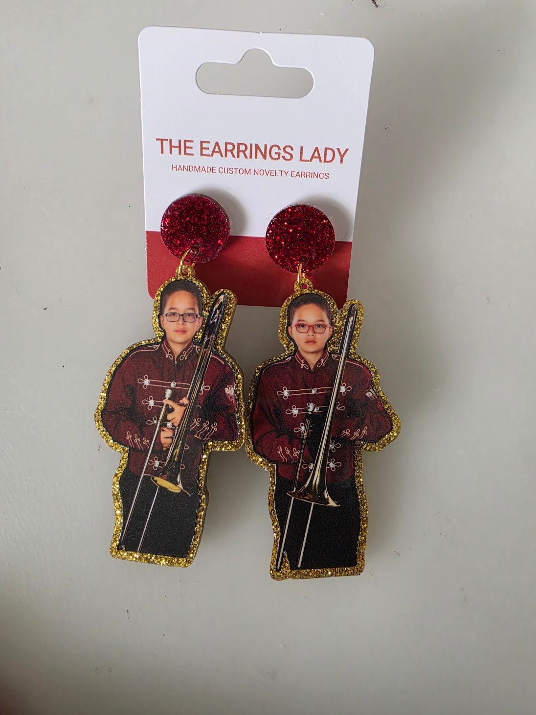 Custom Clip-On Dangle Earrings