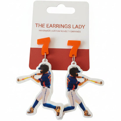 Custom Stud Post Dangle Earrings