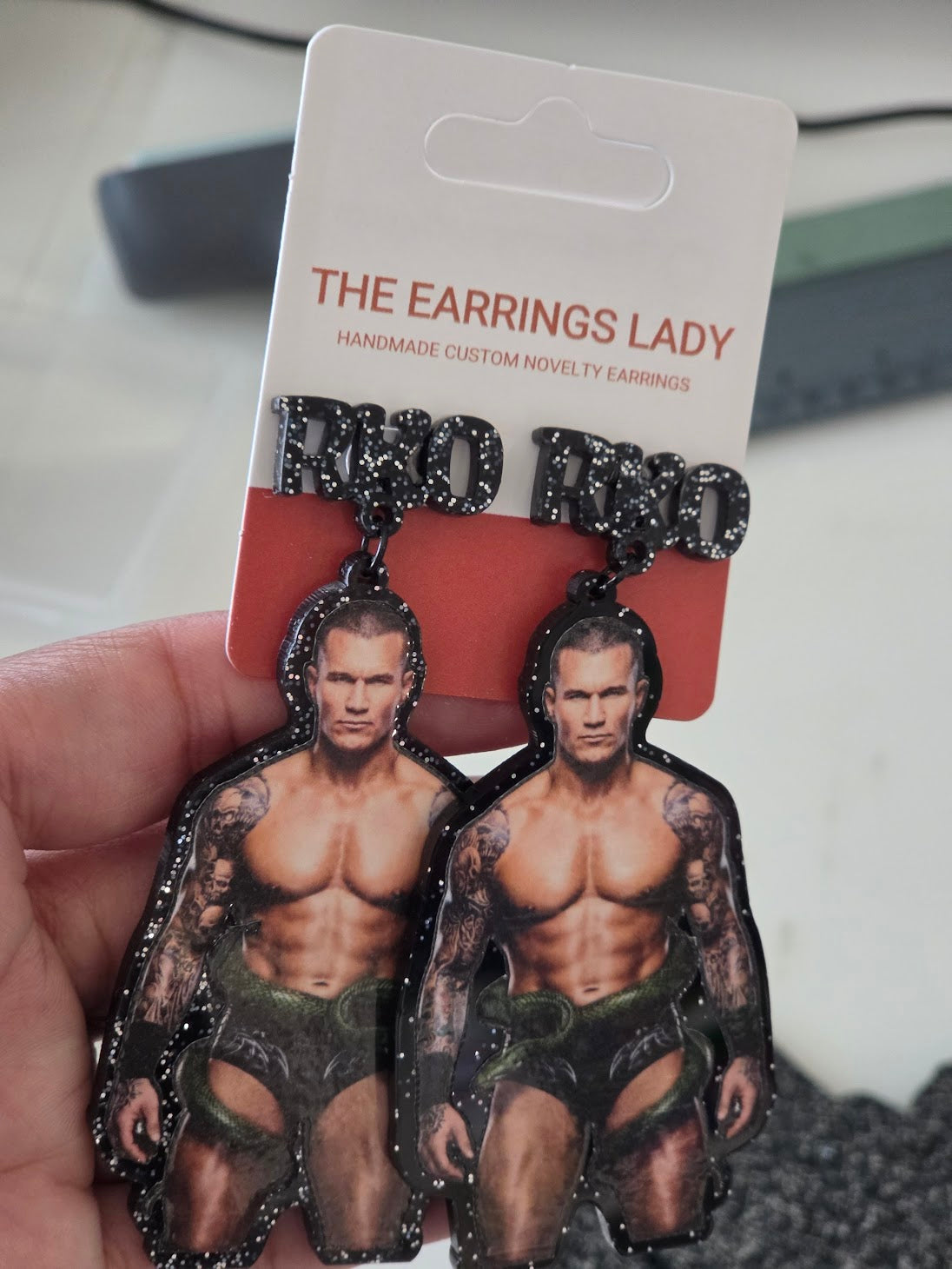 Custom Stud Post Dangle Earrings