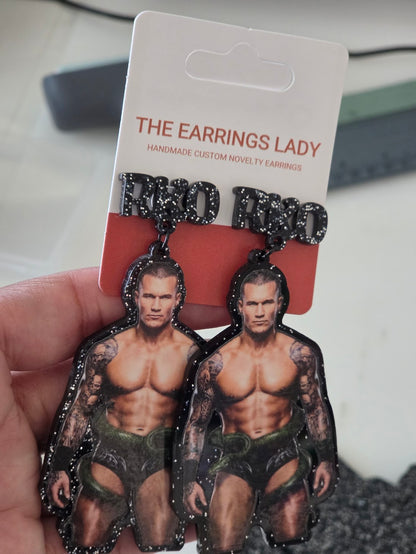 Custom Stud Post Dangle Earrings