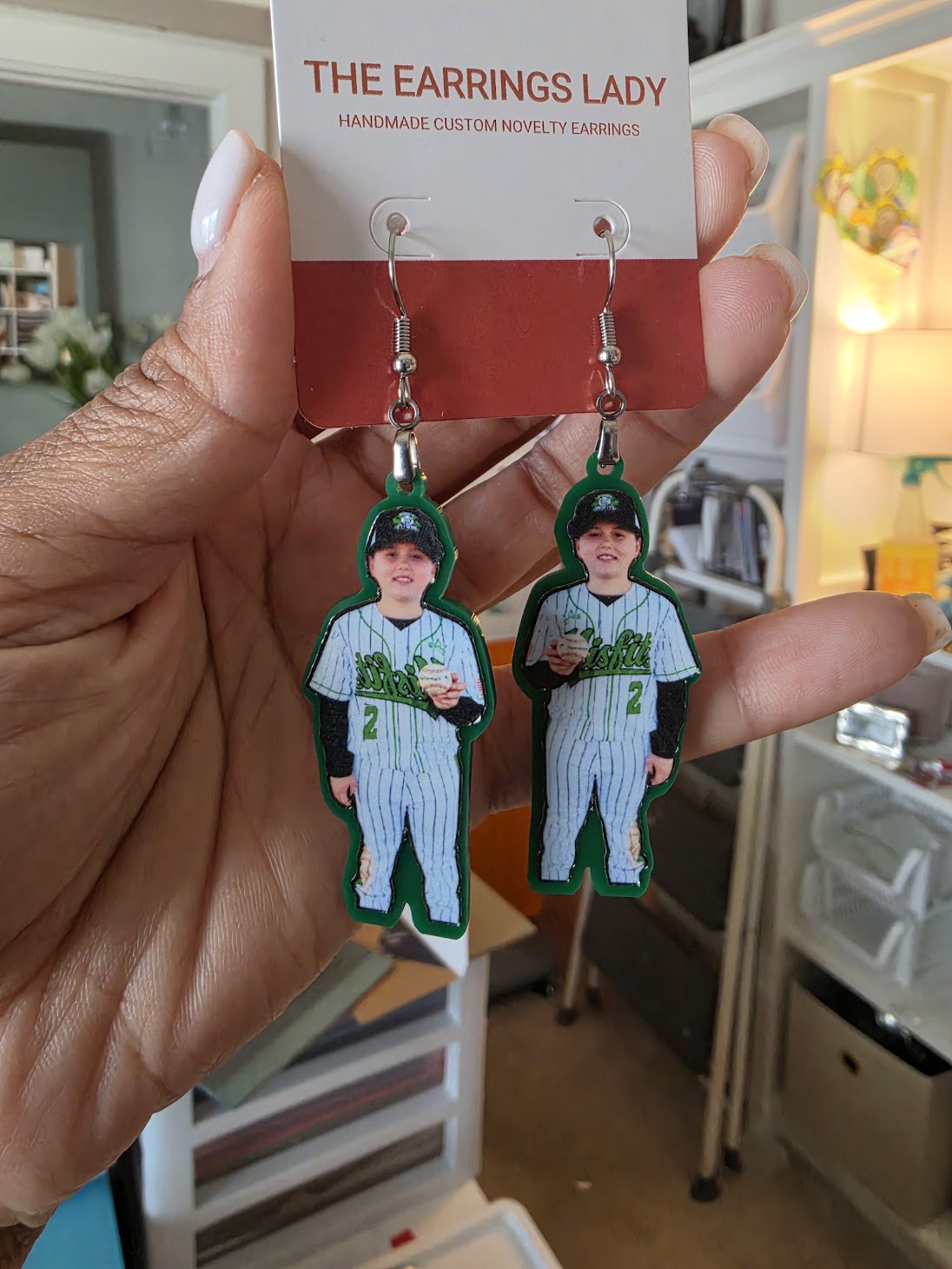Custom Dangle Hook Earrings