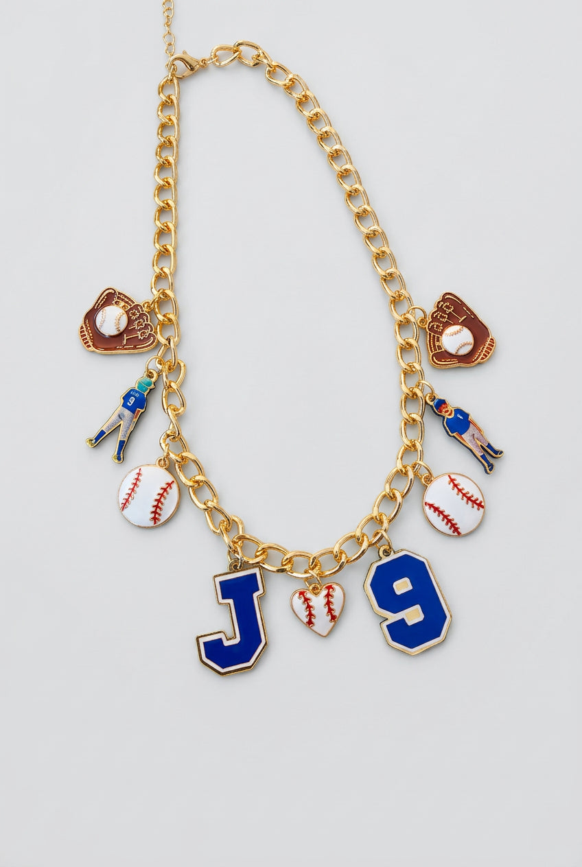 Custom Charm Neclace with 9 Charms