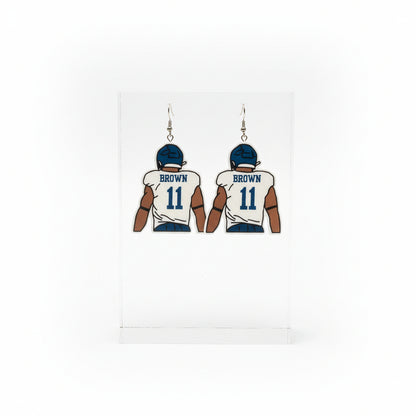 Philadelphia Eagles-Inspired Player Earrings