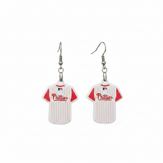 Philadelphia Phillies Jersey Earrings