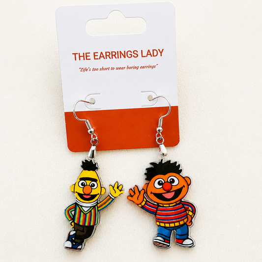 Bert and Ernie Earrings