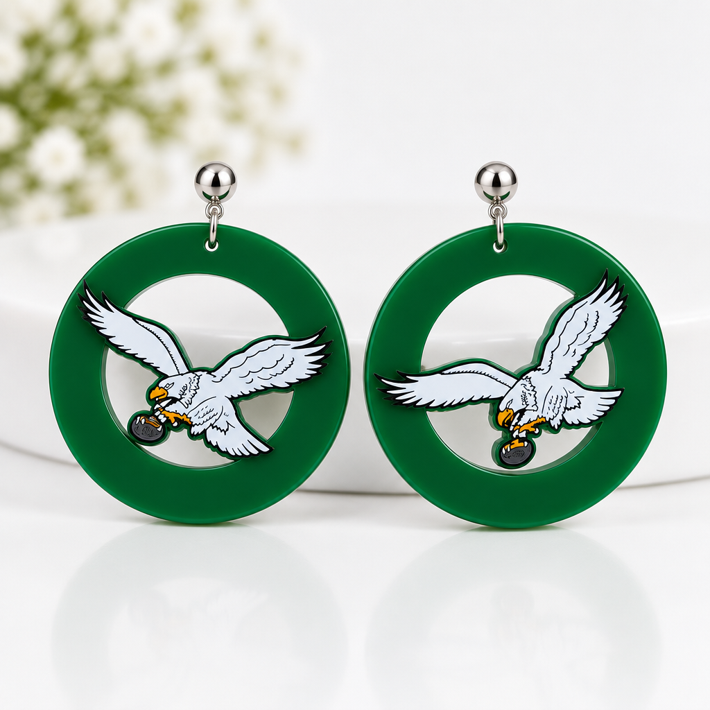 Eagles Retro Bird Hoops