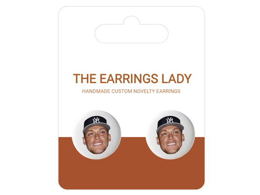 Aaron Judge Button Stud Earrings