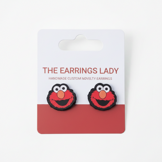 Elmo Stud Earings