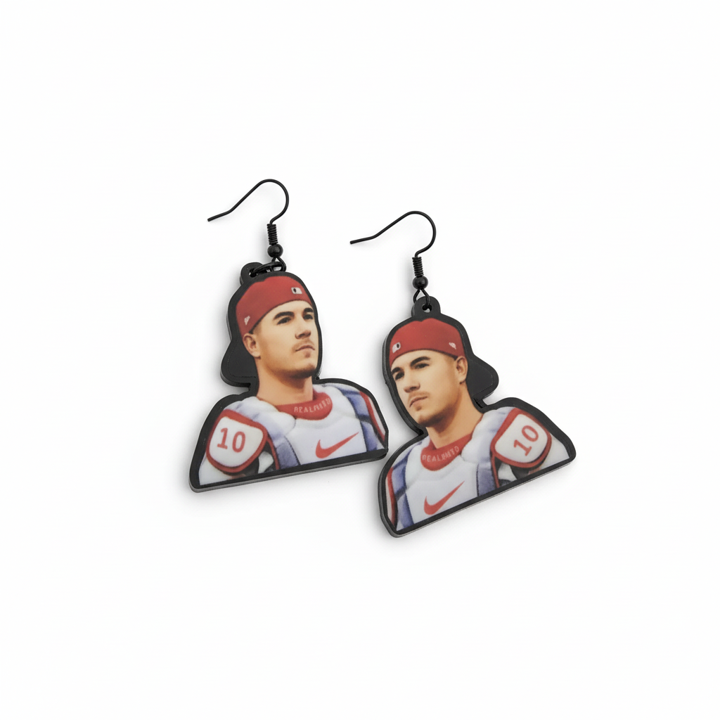 JT Realmuto Dangle Earrings Philiadelphia Phillies Earrings 