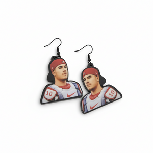 JT Realmuto Philadelphia Phillies Player Dangle Earrings