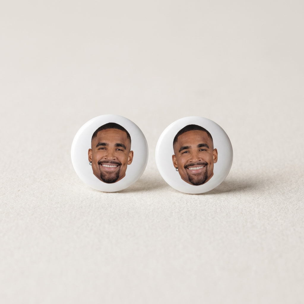 Jalen Hurts Stud Earrings