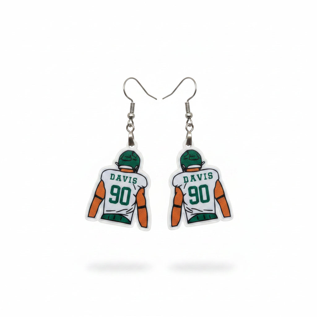 Jordan Davis inspired earrings