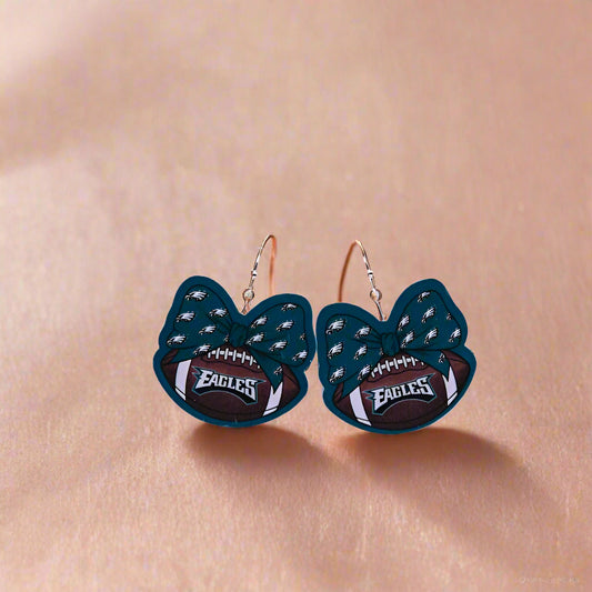 Philadelphia Eagles Football Bows