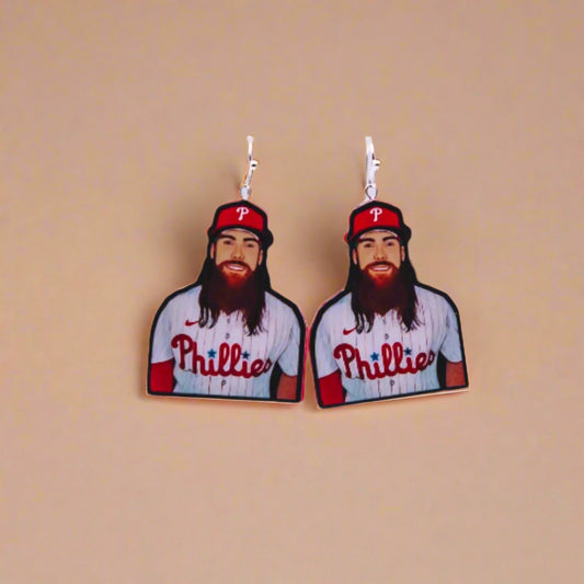Philadelphia Phillies Brandon Marsh Earrings