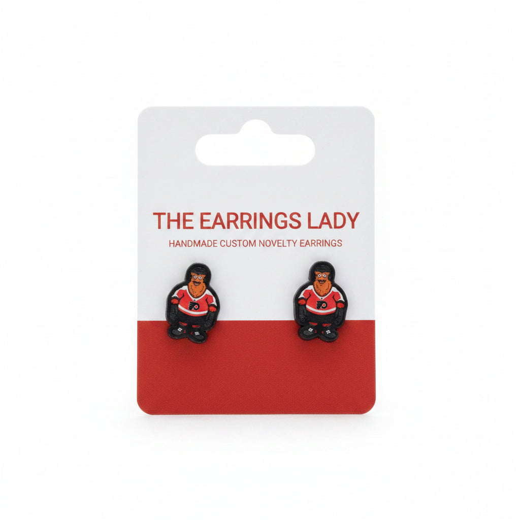 Philadelphia Flyers Gritty Earrings