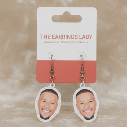 Philadelphia Eagles saquon Barkley Earrings