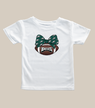 Football Bow T-Shirt