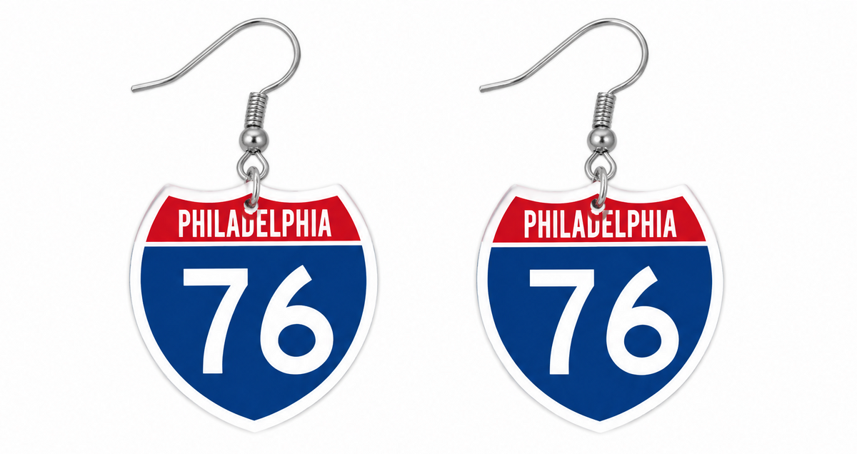 Philadelphia 76ers Earrings