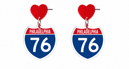 Philadelphia 76ers Earrings