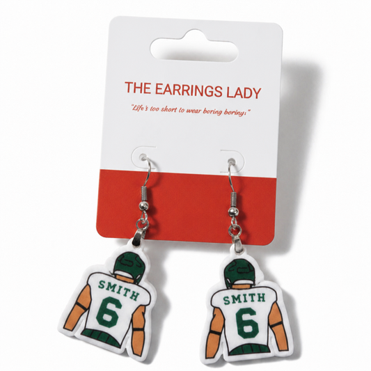 DeVonta Smith Inspired Earrings
