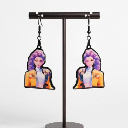 Kpop Demon Hunters Earrings | K-Drama & Anime Inspired