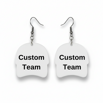 Baseball Hat  Earrings