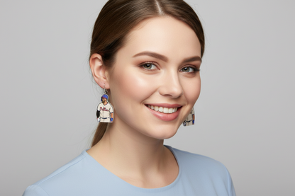 Harper Philadelphia Phillies Player Dangle Earrings