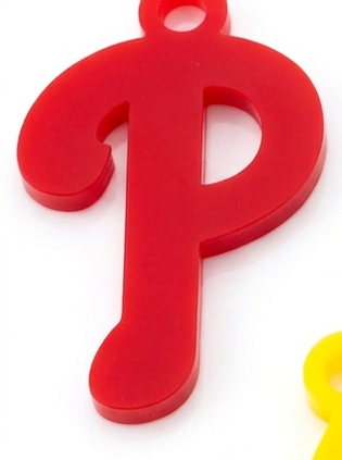 Solid Color Acrylic Shape Charms