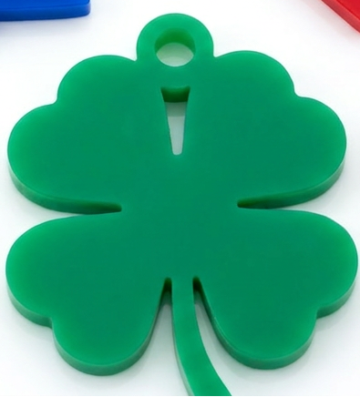 Solid Color Acrylic Shape Charms