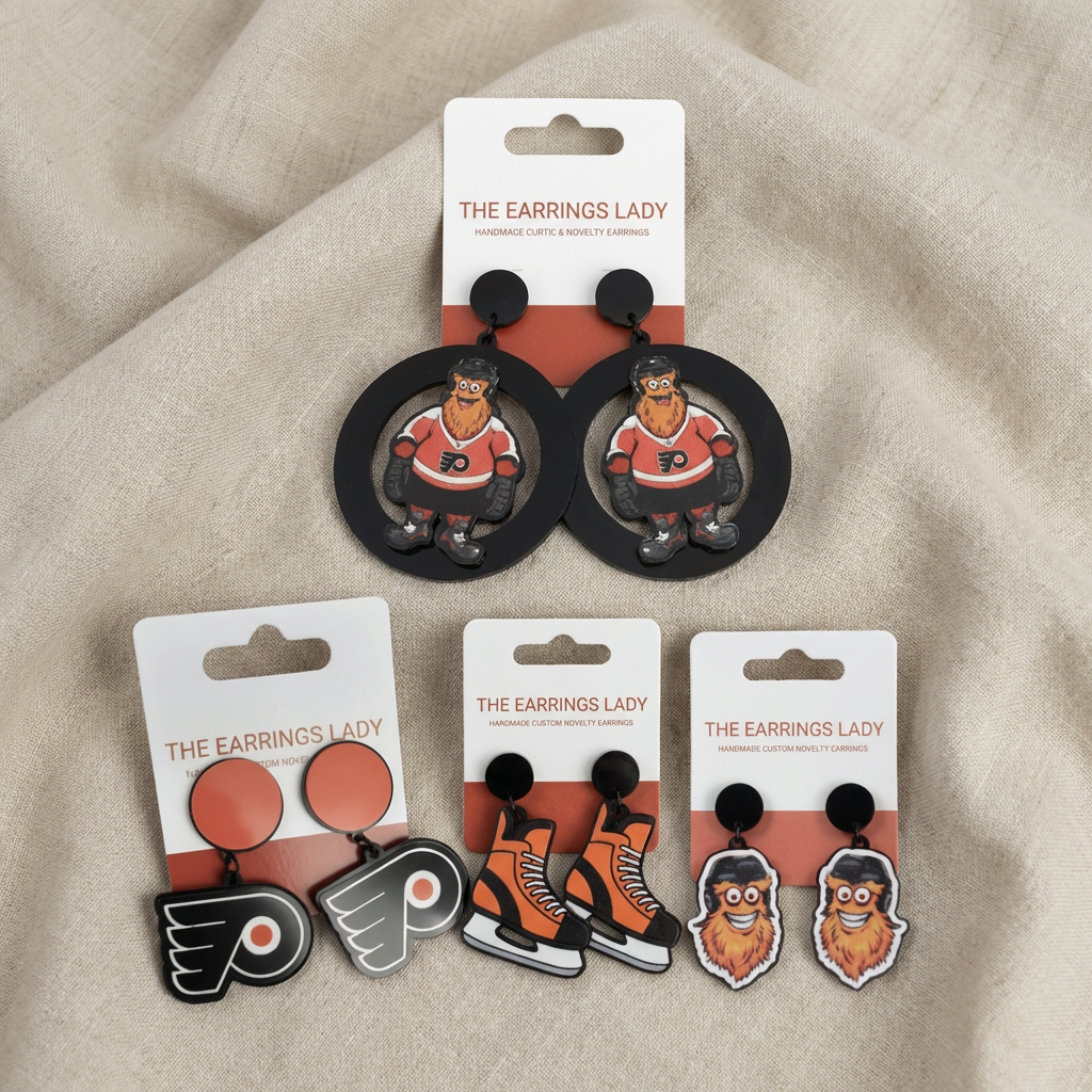 Philadelphia Flyers Acrylic Earrings