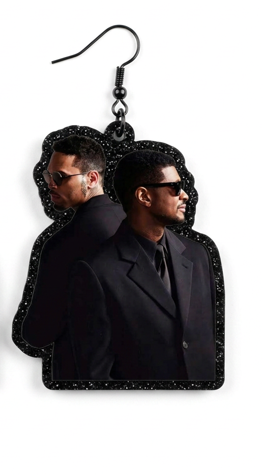 Usher and Chris Brown Tour Earrings